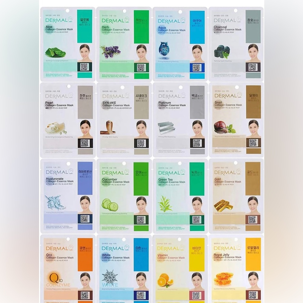NWT Dermal mask, Korea collagen mask, 15sheets